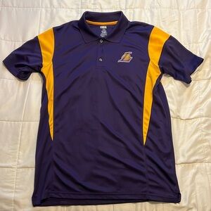 Lakers Mens polo size medium. Like New!!